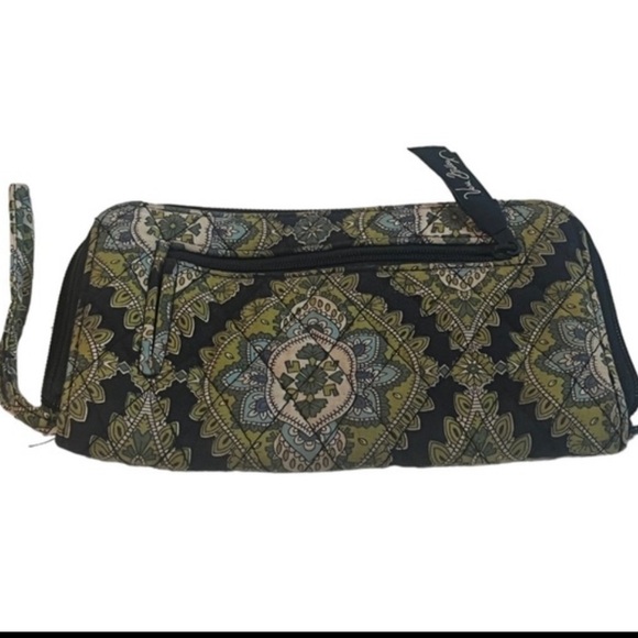 Vera Bradley Cambridge Quilted Zip Wallet, Wristlet Retired Fall 2007 - Picture 2 of 6